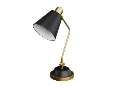 Curved Table Lamp 3D model