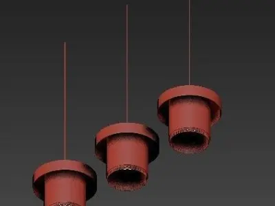 Jacksons  Three Ceiling Lamps 3D model
