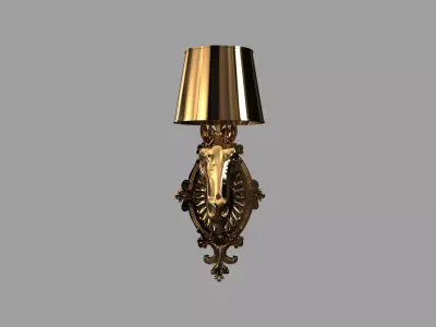 Lamp Horse 3D Model 3D model