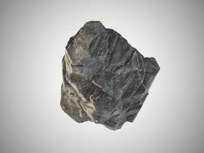 rock stone 02 Low-poly 3D model