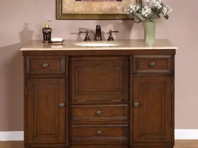 Oglesby Single Bathroom Vanity Set 3D model