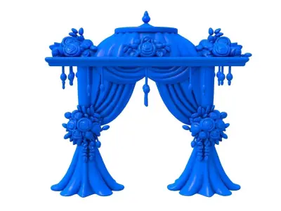 Wedding Stage - Indian Wedding Stage  3D print model