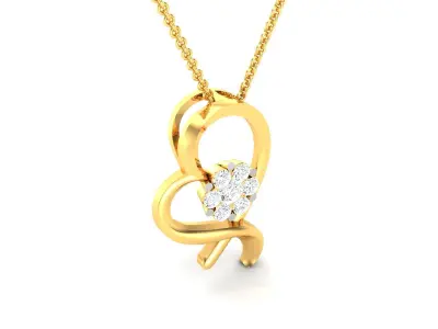 Solitaire Women Pendants  3D print model