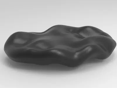 Gloh Bench Low-poly 3D model