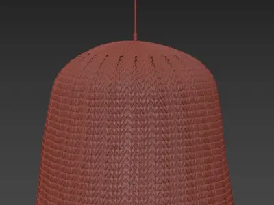 Rice Husk Light Shades 3D model