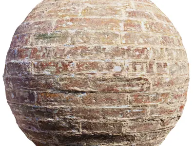 Texture PBR Brick Wall 01  Texture