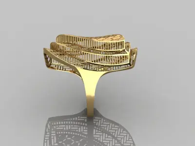 TURTORIAL RING 3D print model