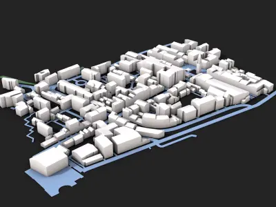 City 2 3D model purchase