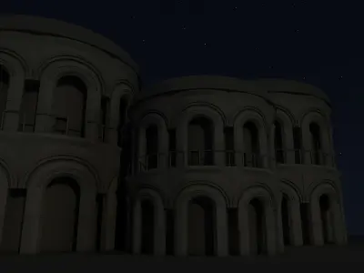Environment Modelling Low-poly 3D model