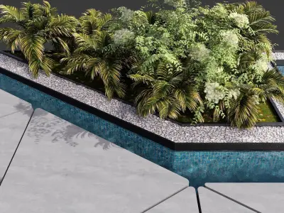 SWIMMING POOL NO100 A 3D model