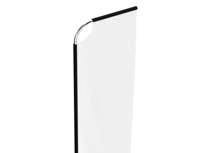 Flag Banner 03 3D model