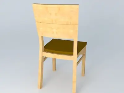 Chair DOORS HKRS BRW Milano Oak 3D model