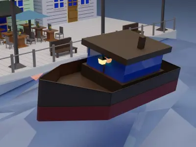 Little houses  Free 3D model