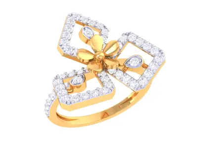  Women Ring MTL 3dm STL OBJ FBX Details 3D print model 18