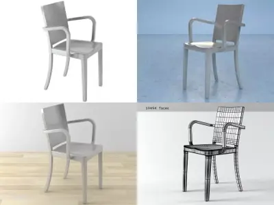 Hudson Armchair 3D model