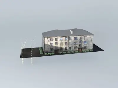 Riga Gustav Zemgala street 20 Free 3D model