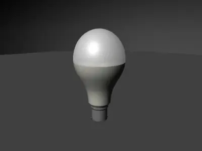 BULB LIGHT Low-poly 3D model