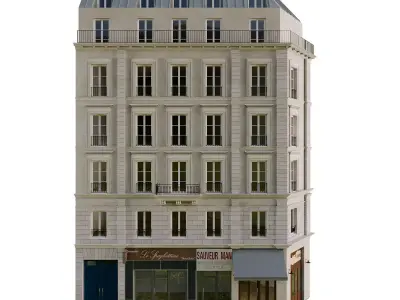 Paris Facade 5 3D model