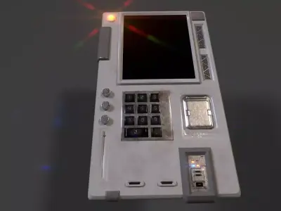 Sci Fi Datapad Low-poly 3D model
