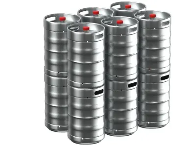 Beer Kegs 3D model
