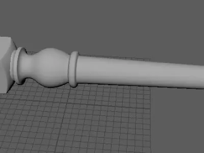 leg High quality 3d models for processing on a cnc machine 3D model purchase