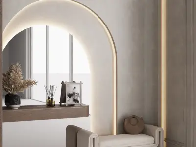 Composition in the hallway  3D model