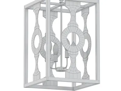 Balustrade 4 3D model