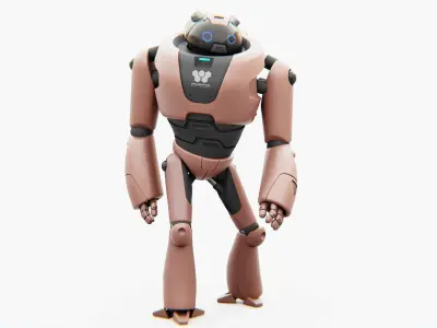 TOY BOT TILO  RIGGED 3D model
