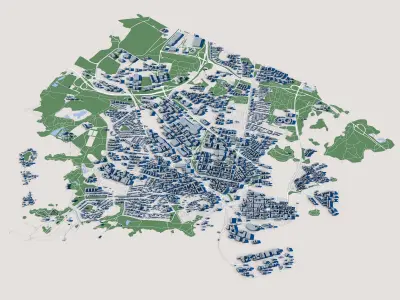 Kalmar City Sweden 3D model
