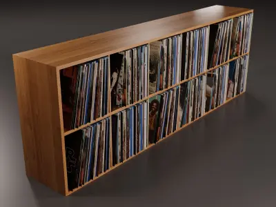 Vinyl Storage PBR 3D model