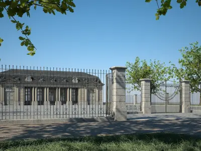 Classical Building III 3D model