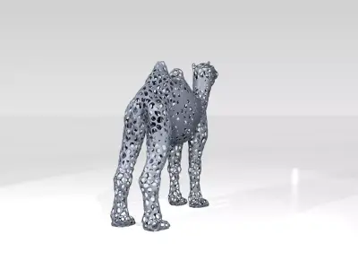 Camel Voronoi 3D model
