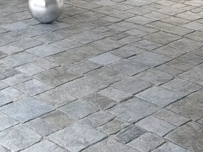 Mrf-Pavement Set32 Low-poly 3D model