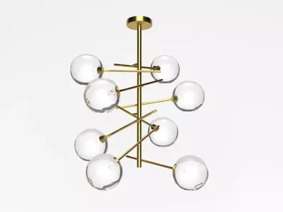 Chandelier lustra light 3D model
