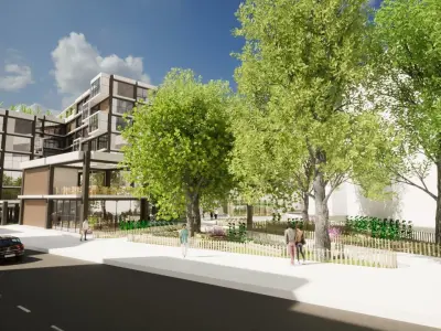 Apartment Building Revit Project 3D model