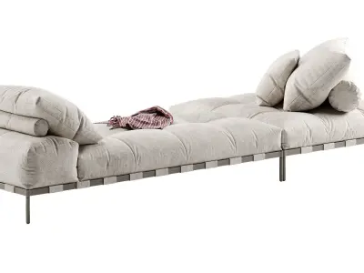 Saba Italia Pixel Light sofa set 4 3D model