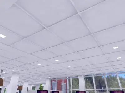 Ceiling SHC Quick Office Low-poly 3D model