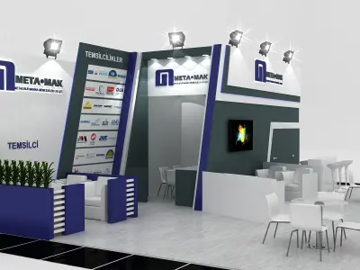 MTM Size 11 m x 10 m  Height 400 cm 3D model