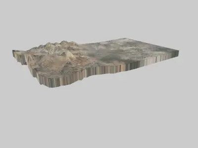 Konya City Low-poly 3D model
