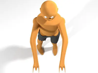 Horror Character - zombie 3D model