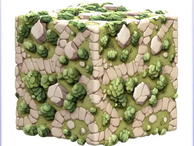 Stylized Ground Seamless Texture Texture 8