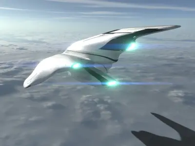 Bomber Spaceship 3D model