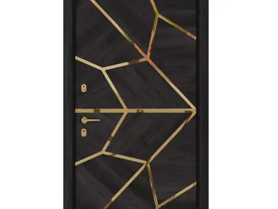 Entrance door set201 3D model