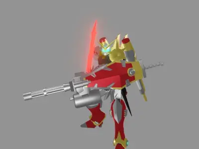 The Mecha Attacker 8 3D model
