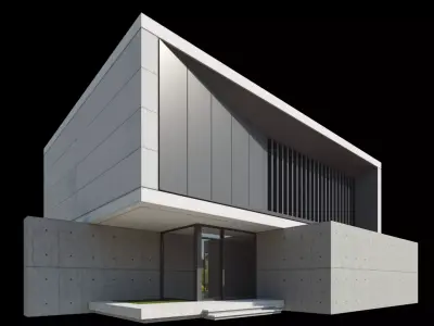 Modern Villa Design 009 3D model