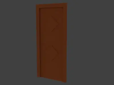 door  12 different doors Low-poly 3D model