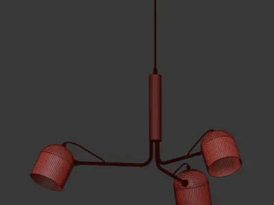 Liang Pendant Metal Lamp 3D model