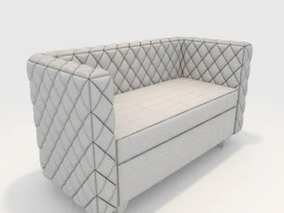 Sofa 2 Seater 11 3D model