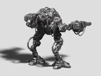 robot battle a14 3d print model  3D print model