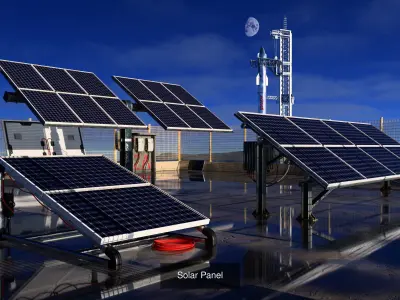 Eletronics for buildings 3D Model Pack